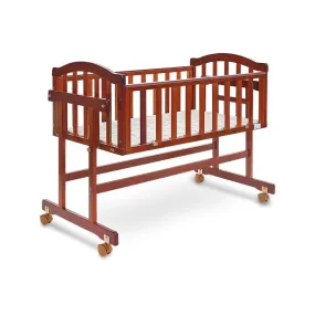 Tinnies Wooden Crib-Brown T801 E-C