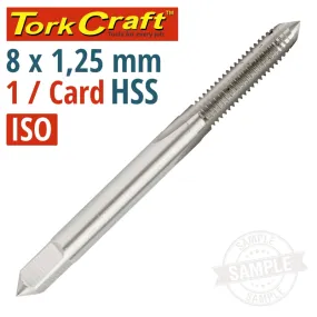 TORK CRAFT TAP HSS 8X1.25MM ISO 1/CARD NR1080C