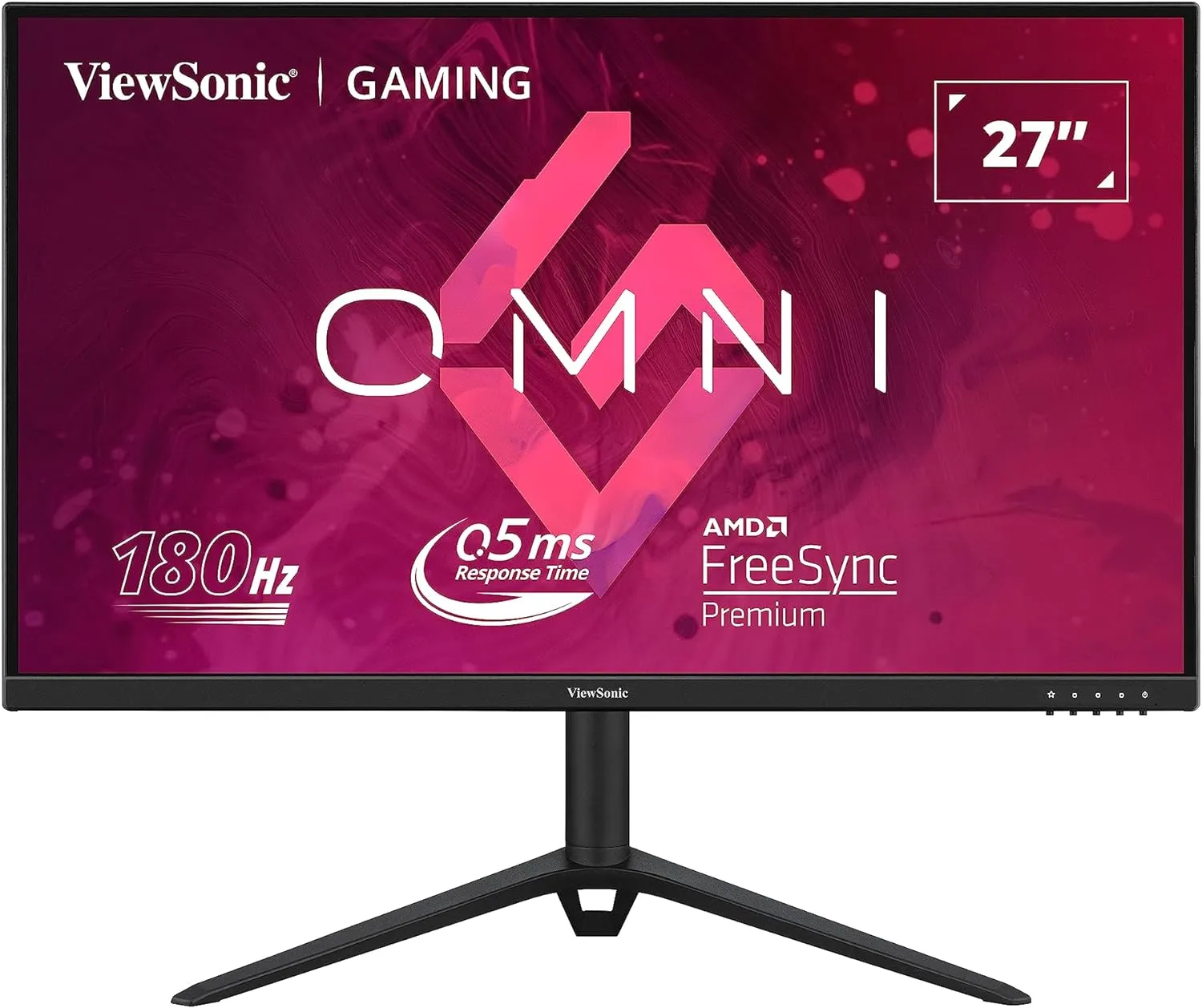 ViewSonic VX2728J-2K 27” 2K QHD Fast IPS Gaming Monitor | 180Hz | HDR10 | AMD FreeSync Premium | 1440p