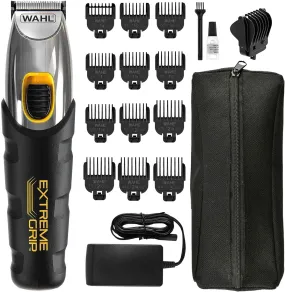 Wahl Extreme Grip Beard & Stubble Trimmer - Cordless Men's Grooming Set, Precision Blades, Perfect Father's Day Gift