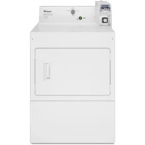 Whirlpool 7.4-cu ft Coin-Operated Electric Commercial Dryer (White) CEM2745FQ