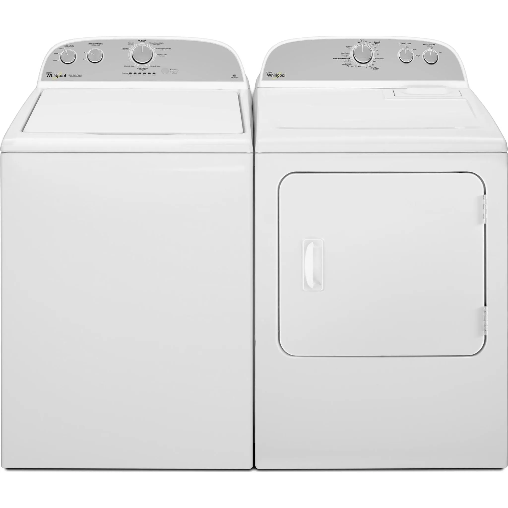 Whirlpool Natural Gas Dryer (WGD4815EW) - White