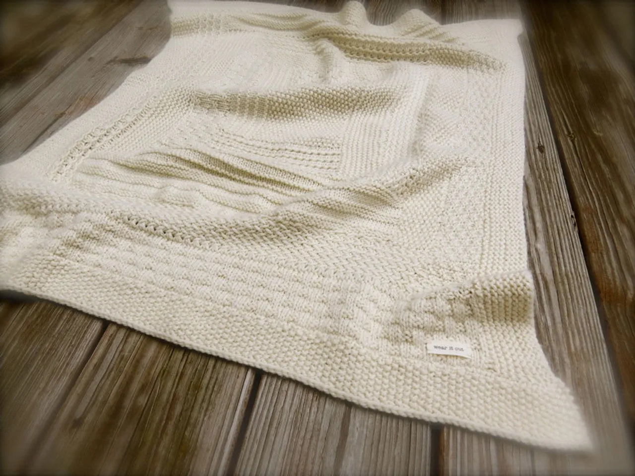 Wonky Log Cabin Blanket by Big Bad Wool